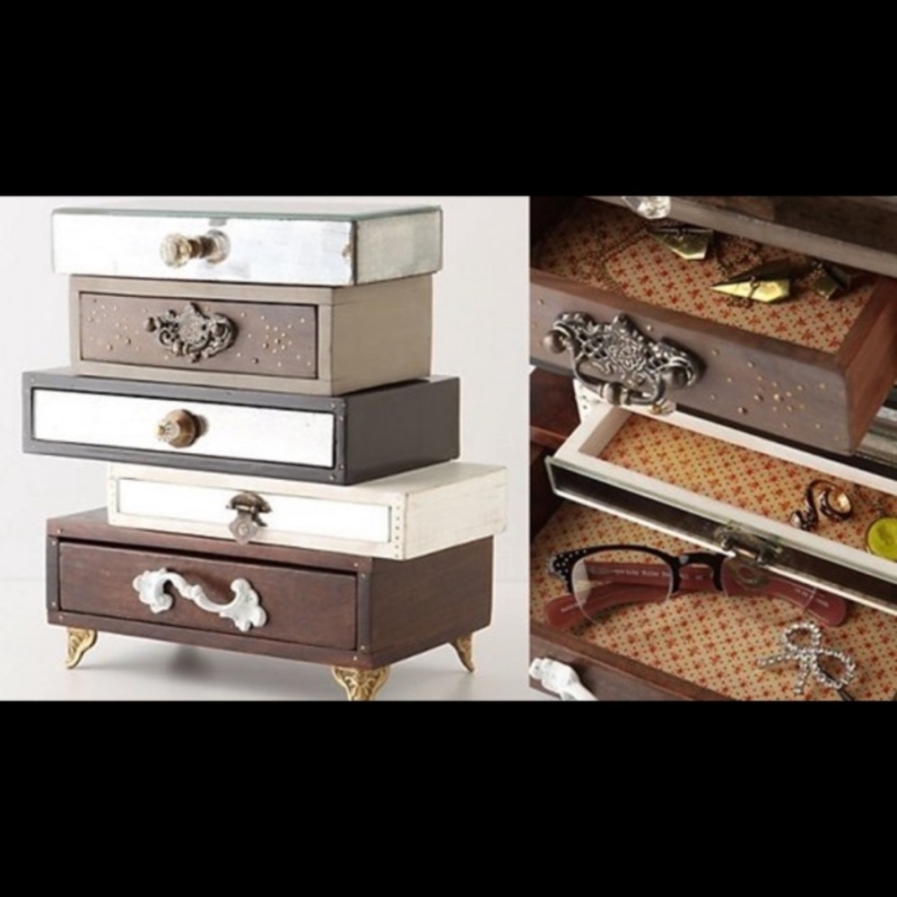 Anthropologie Topsy Turvy Jewelry Box - Picture 1 of 2